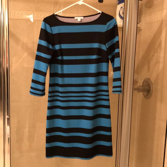 New York and Co XS black and blue dress - Picture 1 of 1